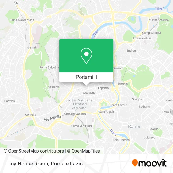 Mappa Tiny House Roma