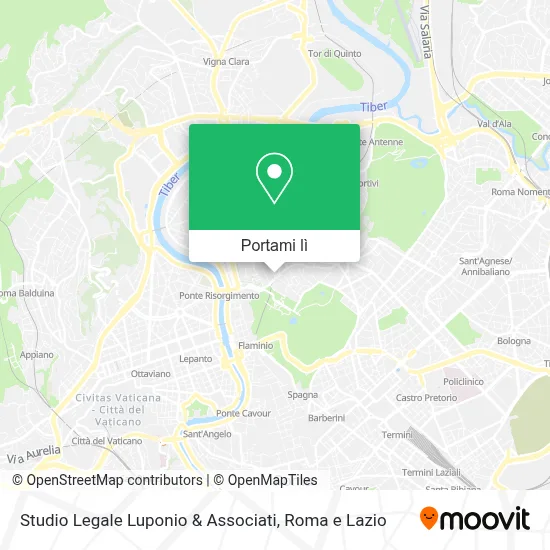 Mappa Studio Legale Luponio & Associati