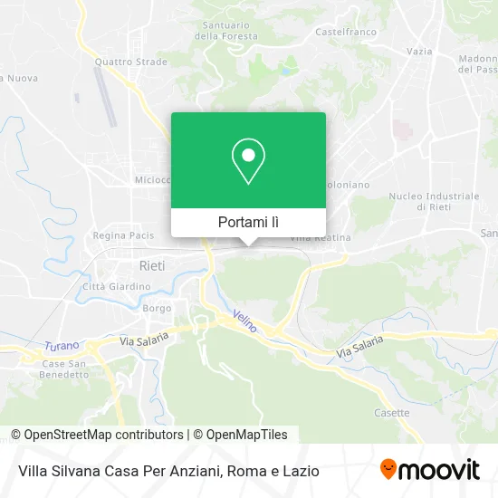 Mappa Villa Silvana Casa Per Anziani