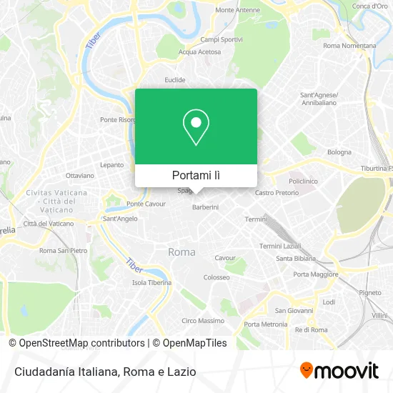 Mappa Ciudadanía Italiana
