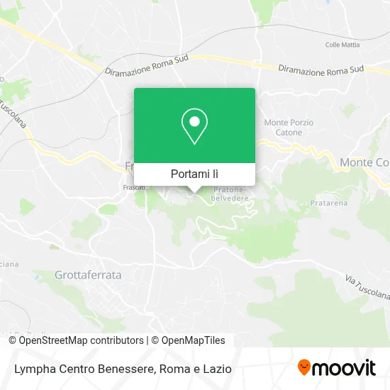 Mappa Lympha Centro Benessere