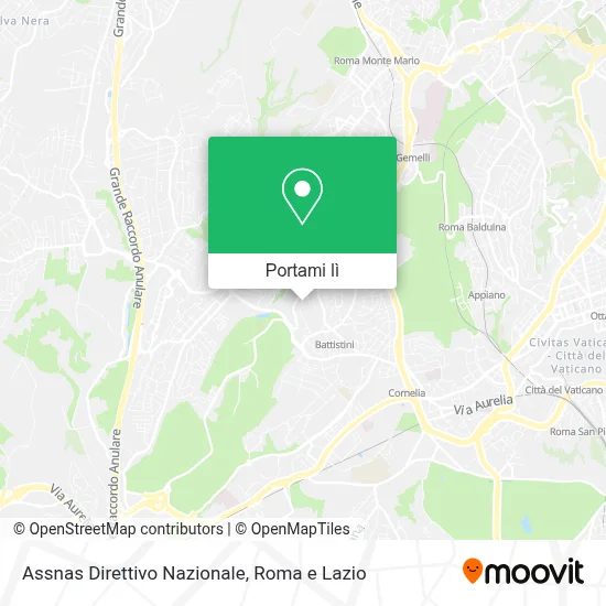 Mappa Assnas Direttivo Nazionale