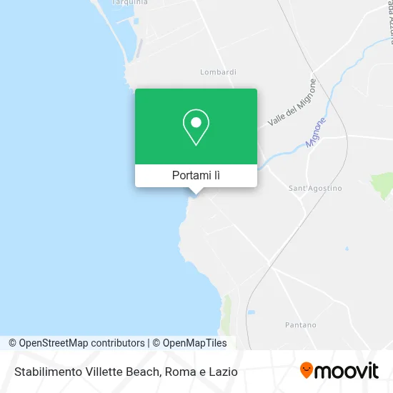 Mappa Stabilimento Villette Beach