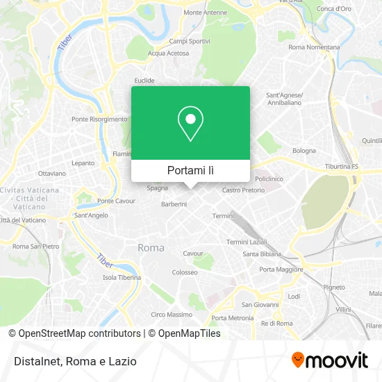 Mappa Distalnet
