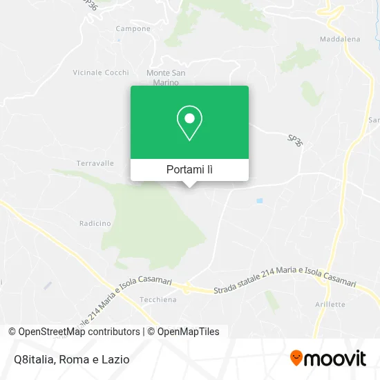 Mappa Q8italia