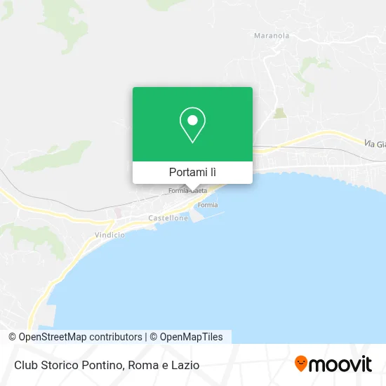 Mappa Club Storico Pontino