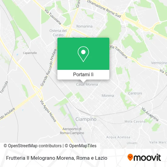Mappa Frutteria Il Melograno Morena