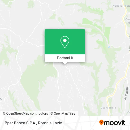 Mappa Bper Banca S.P.A.