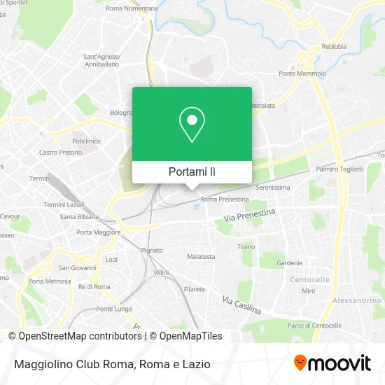 Mappa Maggiolino Club Roma