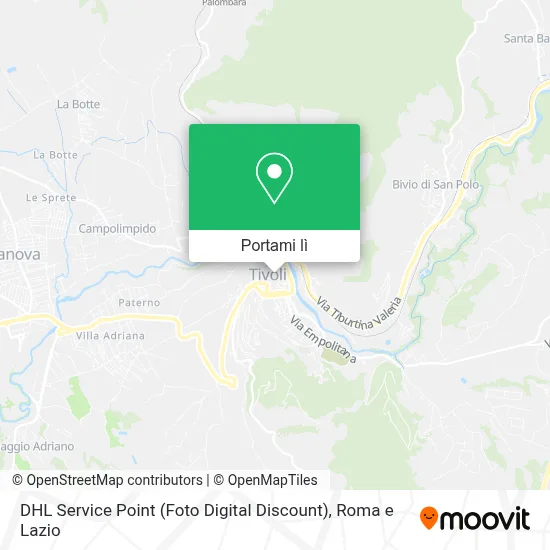 Mappa DHL Service Point (Foto Digital Discount)