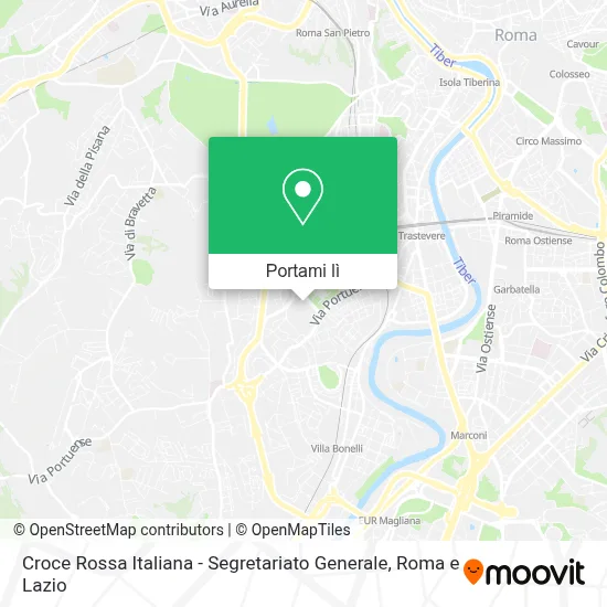 Mappa Croce Rossa Italiana - Segretariato Generale