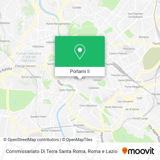 Mappa Commissariato Di Terra Santa Roma