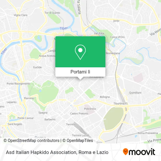 Mappa Asd Italian Hapkido Association