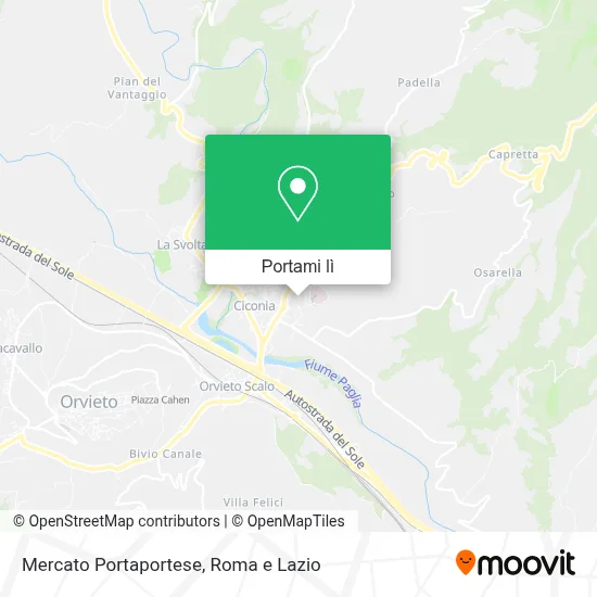 Mappa Mercato Portaportese