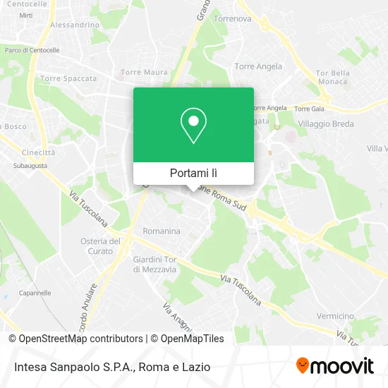 Mappa Intesa Sanpaolo S.P.A.