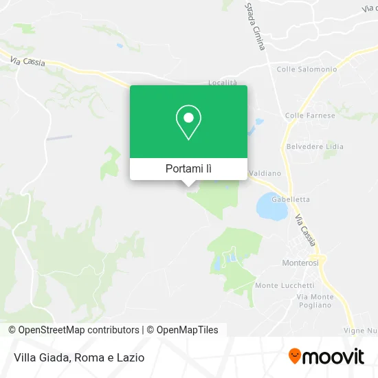 Mappa Villa Giada