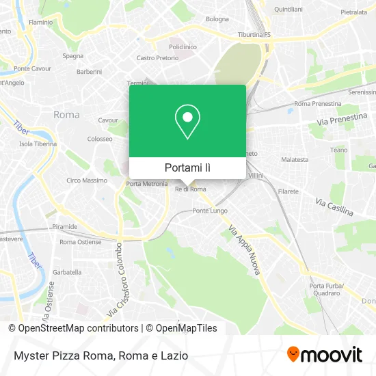 Mappa Myster Pizza Roma