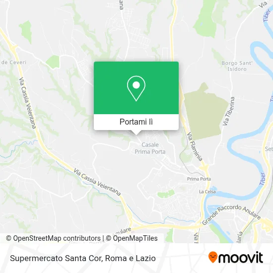 Mappa Supermercato Santa Cor