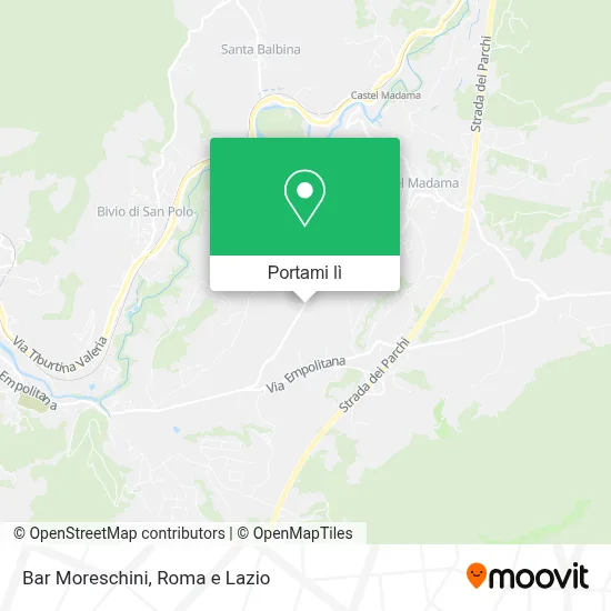Mappa Bar Moreschini