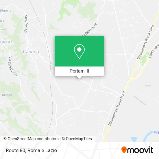 Mappa Route 80