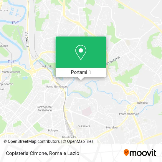 Mappa Copisteria Cimone