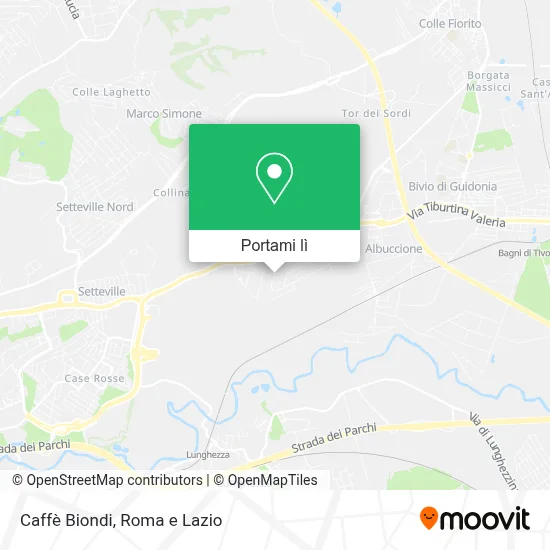 Mappa Caffè Biondi
