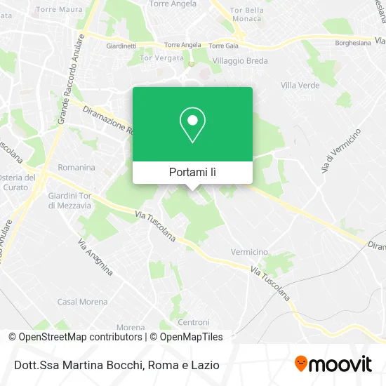Mappa Dott.Ssa Martina Bocchi