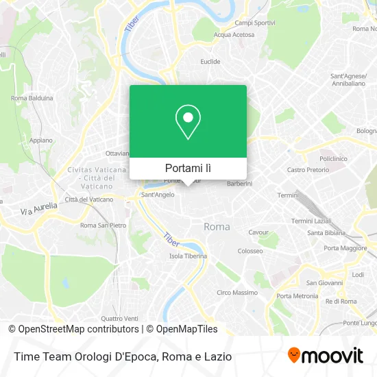 Mappa Time Team Orologi D'Epoca