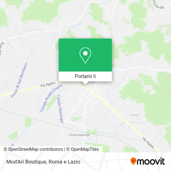 Mappa Mod'Ari Boutique