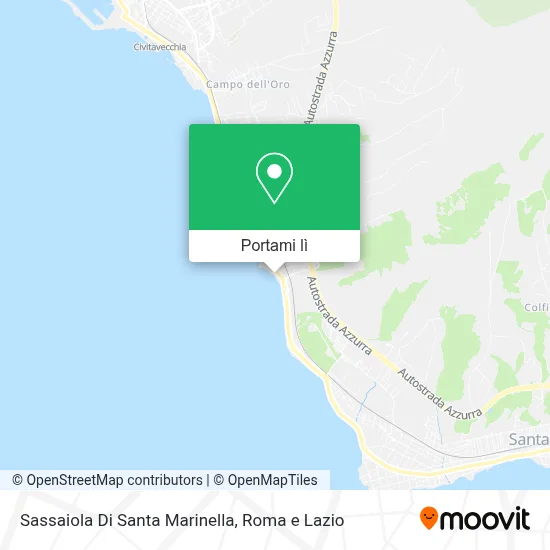 Mappa Sassaiola Di Santa Marinella