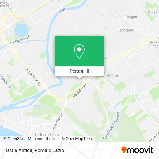Mappa Ostia Antica