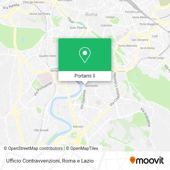 Mappa Ufficio Contravvenzioni