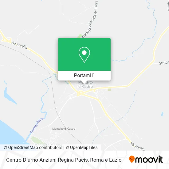 Mappa Centro Diurno Anziani Regina Pacis