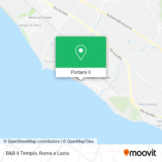 Mappa B&B Il Tempio