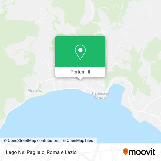 Mappa Lago Nel Pagliaio