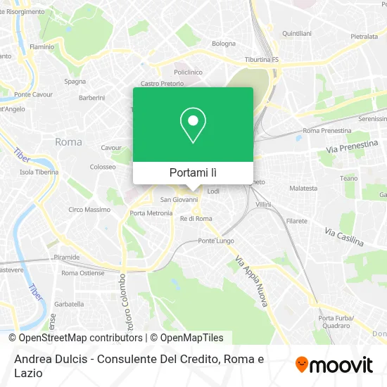 Mappa Andrea Dulcis - Consulente Del Credito