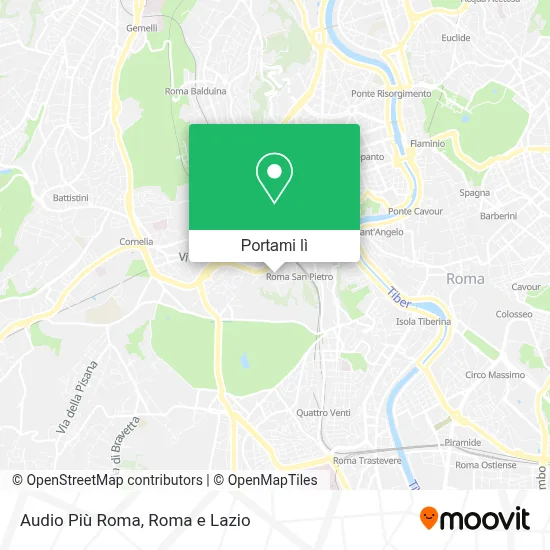 Mappa Audio Più Roma