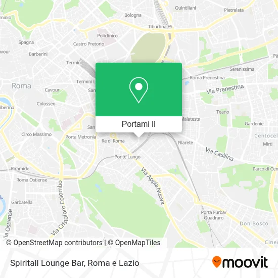 Mappa Spiritall Lounge Bar