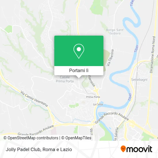 Mappa Jolly Padel Club