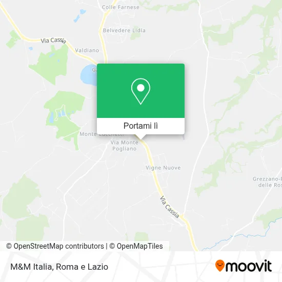 Mappa M&M Italia