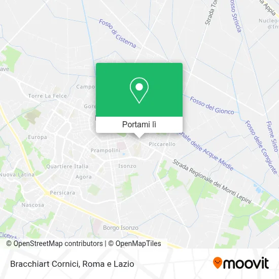 Mappa Bracchiart Cornici