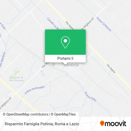Mappa Risparmio Famiglia Potinia