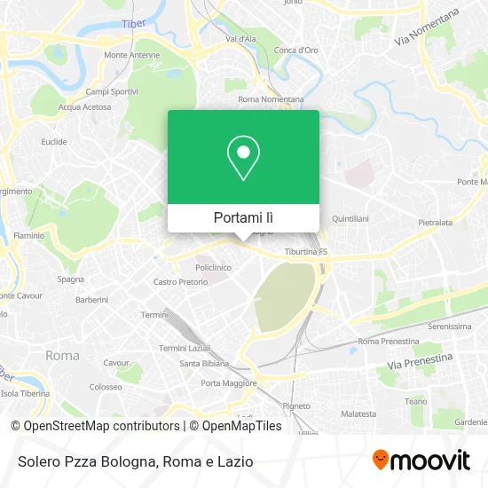 Mappa Solero Pzza Bologna