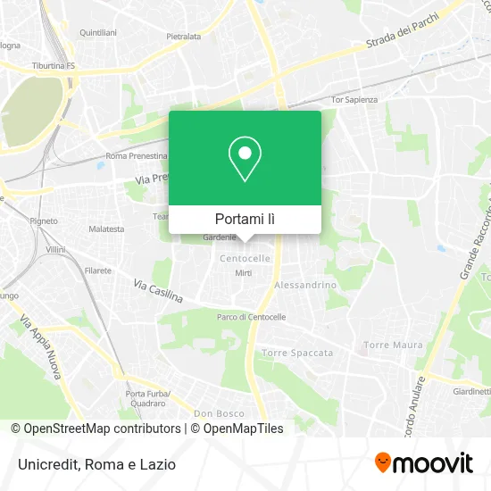 Mappa Unicredit
