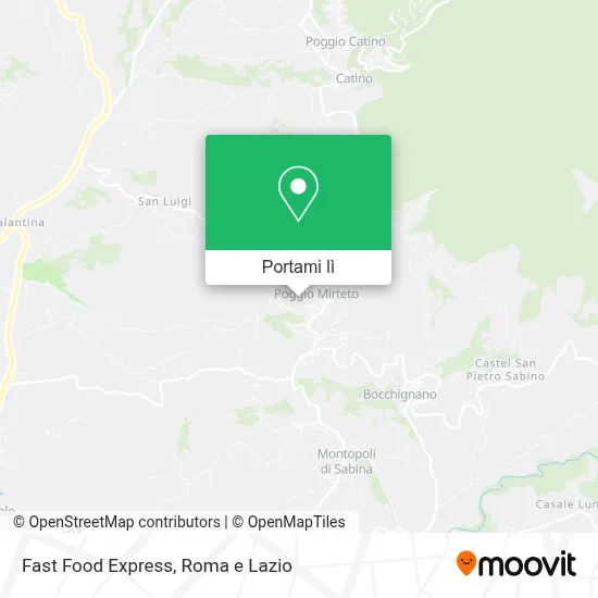 Mappa Fast Food Express