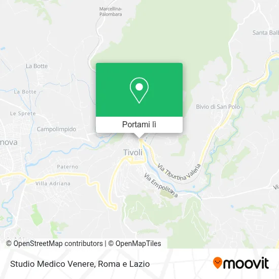 Mappa Studio Medico Venere
