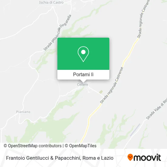 Mappa Frantoio Gentilucci & Papacchini