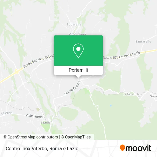 Mappa Centro Inox Viterbo