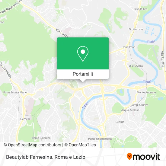 Mappa Beautylab Farnesina