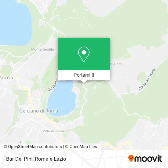 Mappa Bar Dei Pini